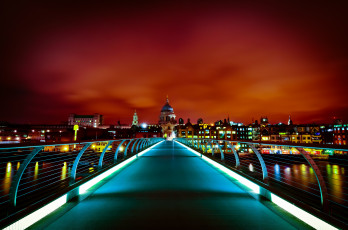 Картинка города лондон великобритания мост hdr