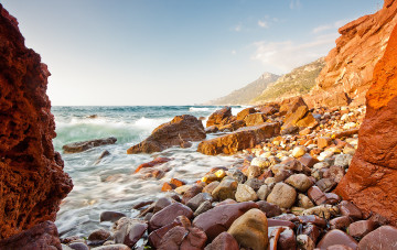 Картинка природа побережье берег камни