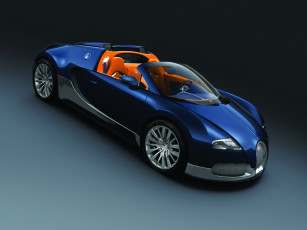 Картинка 2011 bugatti veyron grand sport middle east автомобили