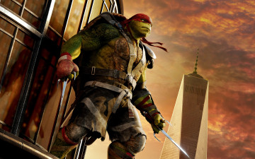 обоя кино фильмы, teenage mutant ninja turtles,  out of the shadows, out, of, the, shadows, teenage, mutant, ninja, turtles, raphael