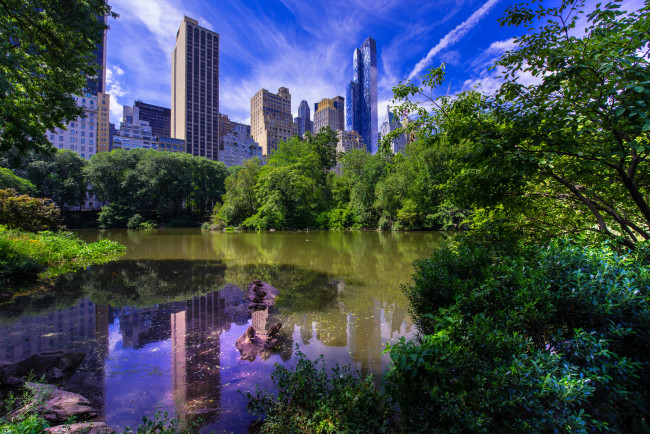 Обои картинки фото central park - new york city, города, нью-йорк , сша, простор