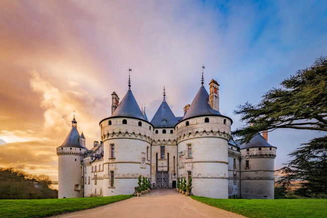 Обои картинки фото chateau de chaumont, loire, france, города, замки франции, chateau, de, chaumont