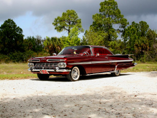 обоя 1959, chevy, impala, автомобили, chevrolet