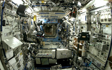 Картинка космос космические корабли станции интерьер