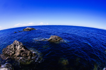 Картинка природа моря океаны горизонт