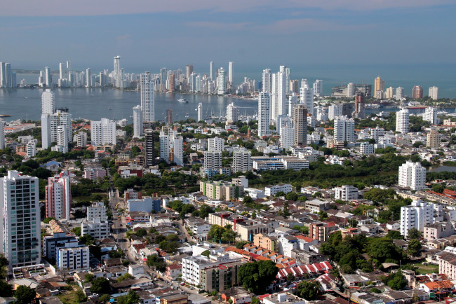Обои картинки фото cartagena,  colombia, города, - панорамы, картахена, колумбия