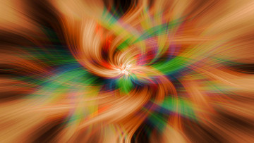 Картинка 3д+графика абстракция+ abstract плавность вихрь цвета изгиб волны