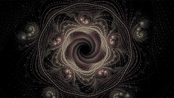 Картинка 3д+графика фракталы+ fractal орнамент спираль фракталы