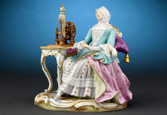 Картинка разное сувениры статуэтка дама фарфор
