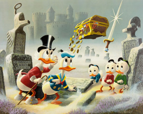 Картинка мультфильмы ducktales утиные истории
