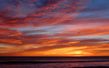 Картинка природа восходы закаты облака закат море