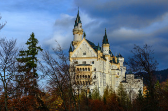 Картинка neuschwanstein города замок+нойшванштайн+ германия замок