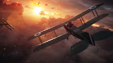 Картинка battlefield+1 видео+игры самолет полет