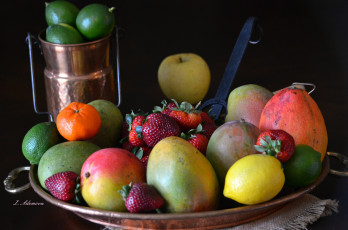 Картинка еда фрукты +ягоды аппетитно вкусно экзотика сочно