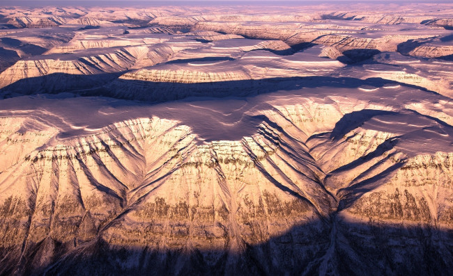 Обои картинки фото плато путорана, природа, горы, свет, каньон, скалы