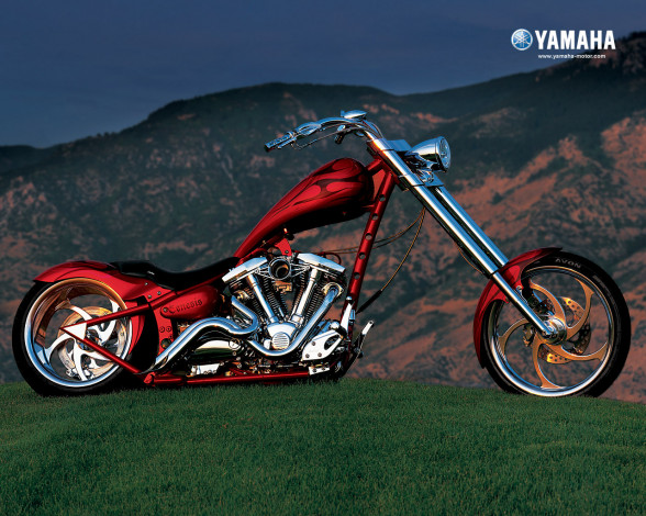 Обои картинки фото мотоциклы, yamaha