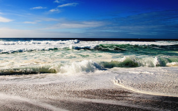 Картинка природа моря океаны волны прибой