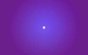 Картинка компьютеры apple градиент логотип яблоко переход цвета фон