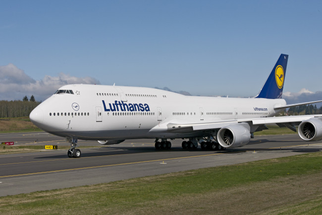 Обои картинки фото boeing 747, авиация, пассажирские самолёты, boeing, 747, самолёт