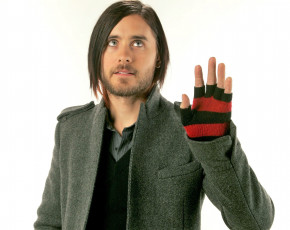 обоя мужчины, jared leto, актер, певец, пальто, перчатки