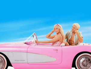 Картинка barbie+ +2023+ кино+фильмы barbie барби фэнтези мелодрама комедия margot robbie марго робби постер райан гослинг ryan gosling ken