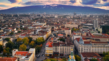 Картинка города софия+ болгария панорама