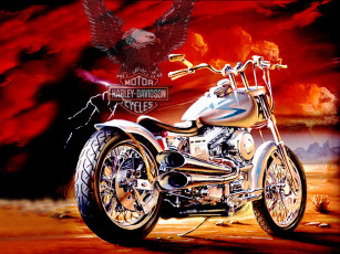 Картинка мотоциклы рисованные