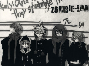 Картинка аниме zombie loan