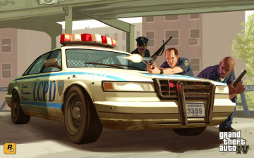 Картинка grand theft auto iv видео игры