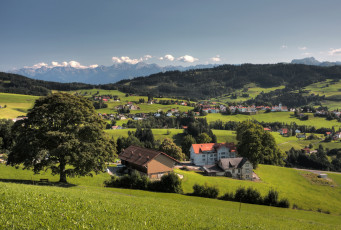 Картинка швейцария реэтобель города пейзажи