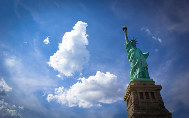 Обои картинки фото ms, liberty, города, нью, йорк, сша, свободы, статуя
