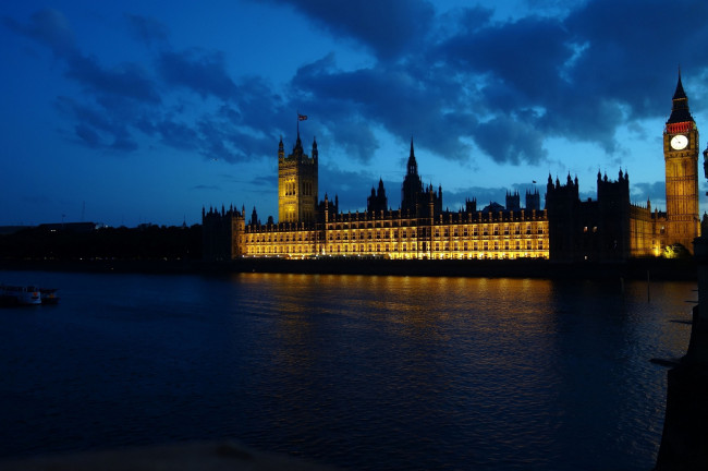Обои картинки фото города, лондон, великобритания, ночь