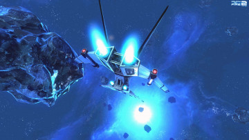 Картинка galaxy on fire видео игры космический корабль метеорит