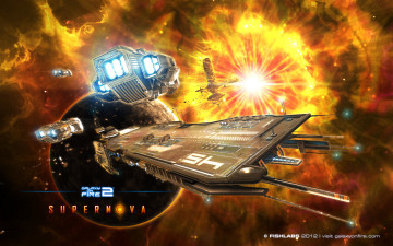 Картинка galaxy on fire видео игры космический корабль взрыв