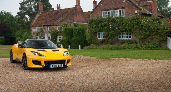 Обои картинки фото автомобили, lotus, evora, '2015г, желтый, 400