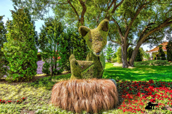 Картинка разное садовые+и+парковые+скульптуры цветочная скульптура пейзаж парк красиво природа фигура