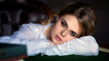 Картинка девушки ellina+myuller лицо эллина мюллер блузка модель