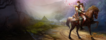 Картинка видео игры the warlords лошадь всадники дорога