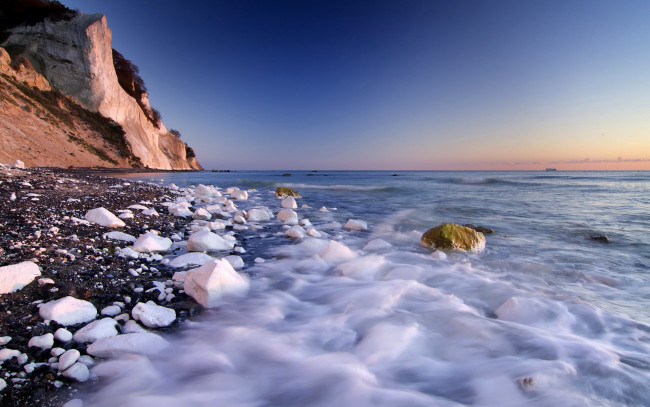 Обои картинки фото природа, побережье, море, камни, скала