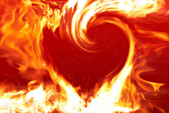 Картинка разное компьютерный+дизайн сердечко пламя