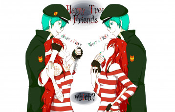 обоя аниме, happy tree friends, счастливые, лесные, друзья