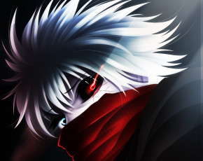 обоя аниме, tokyo ghoul, tokyo, ghoul