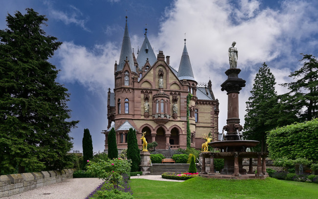 Обои картинки фото drachenburg castle, города, замки германии, drachenburg, castle
