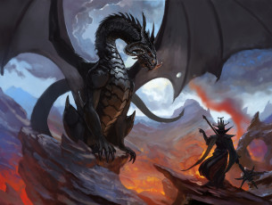 Картинка фэнтези драконы дракон