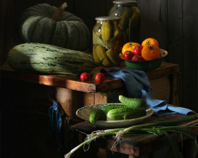 Картинка ира быкова жёлтые помидоры другие овощи еда натюрморт
