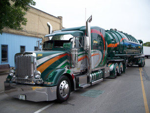 Картинка peterbilt tanker truck автомобили