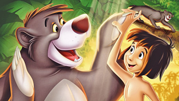 Картинка the jungle book мультфильмы маугли багира балу