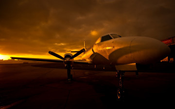 Картинка авиация авиационный пейзаж креатив закат