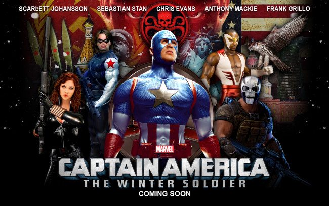 Обои картинки фото captain, america, the, winter, soldier, кино, фильмы, другая, война, первый, мститель