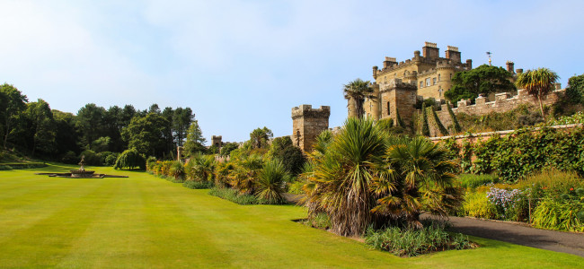 Обои картинки фото castle ayrshire scotland, города, - дворцы,  замки,  крепости, замок, парк